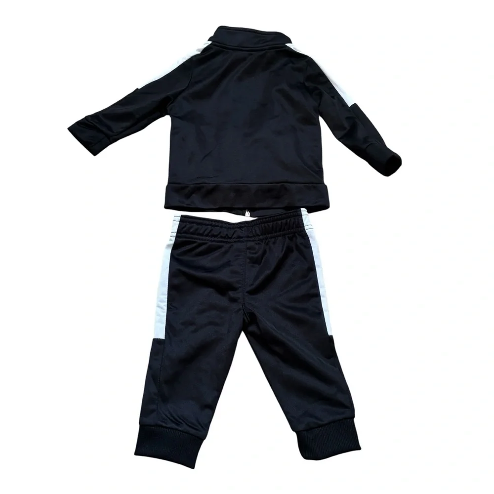 Puma Baby Boy Black & White Track Suit / Pants and Zip Up Jacket 3-6 Months - Picture 7 of 10